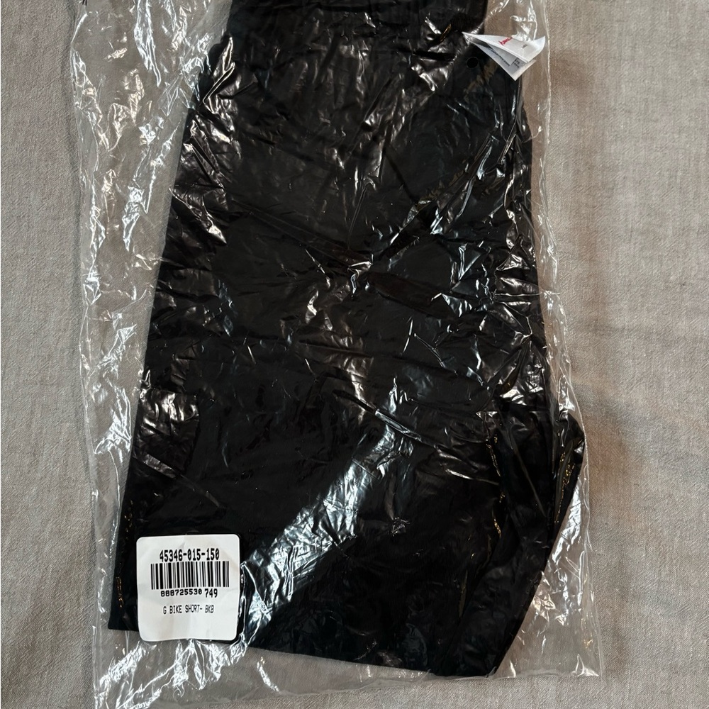 Hanna Andersson Black Kids Biker Shorts